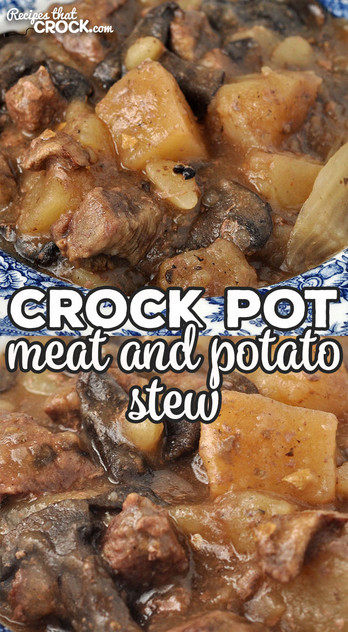 If you are looking for a heart meal to fill you up and delight your taste buds, check out this amazing Crock Pot Meat and Potato Stew recipe!