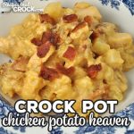 If you are looking for a heavenly dinner completely with cheese and bacon, you do not want to miss this Crock Pot Chicken Potato Heaven! Yum!