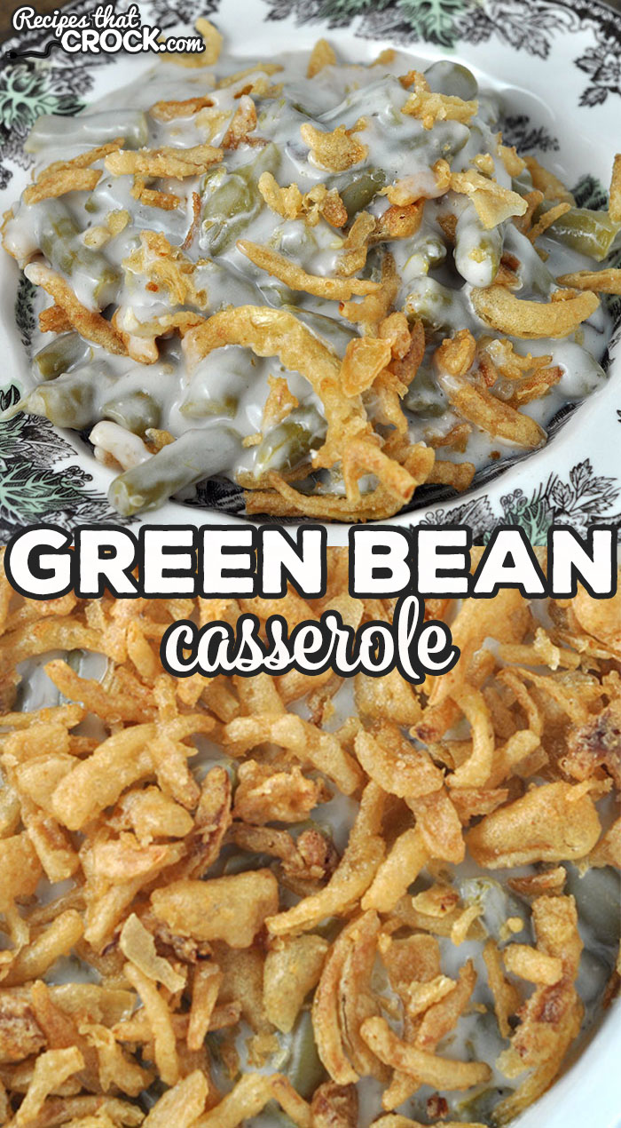Our Green Bean Casserole oven recipe is adapted from our Crock Pot Green Bean Casserole. You can now use your oven for this reader favorite!