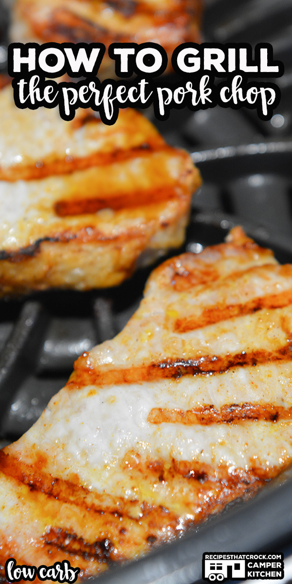 Learning how to grill pork chops on the Ninja Foodi Grill or traditional outdoor grill is super simple. Our easy fail-proof method gives you tender juicy boneless pork chops every time! This also makes for a great low carb meal! via @recipescrock