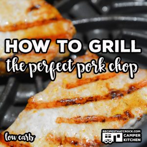 Learning how to grill pork chops on the Ninja Foodi Grill or traditional outdoor grill is super simple. Our easy fail-proof method gives you tender juicy boneless pork chops every time! This also makes for a great low carb meal!