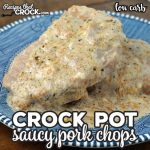 This Low Carb Crock Pot Saucy Pork Chops recipe gives you a tender pork chop with an incredible savory sauce that is loved even by carb lovers!