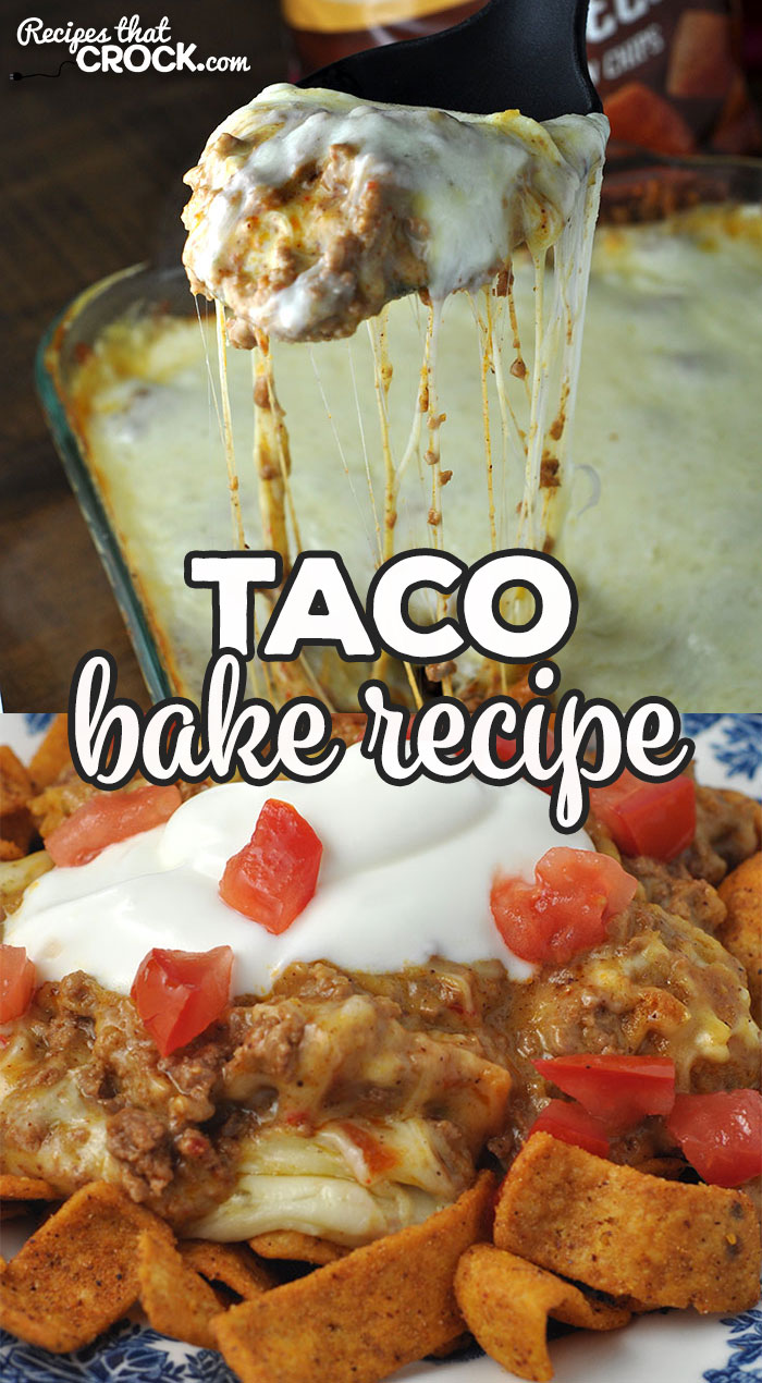 This Taco Bake oven recipe is a delicious tried and true family favorite that your loved ones will be asking for again and again!