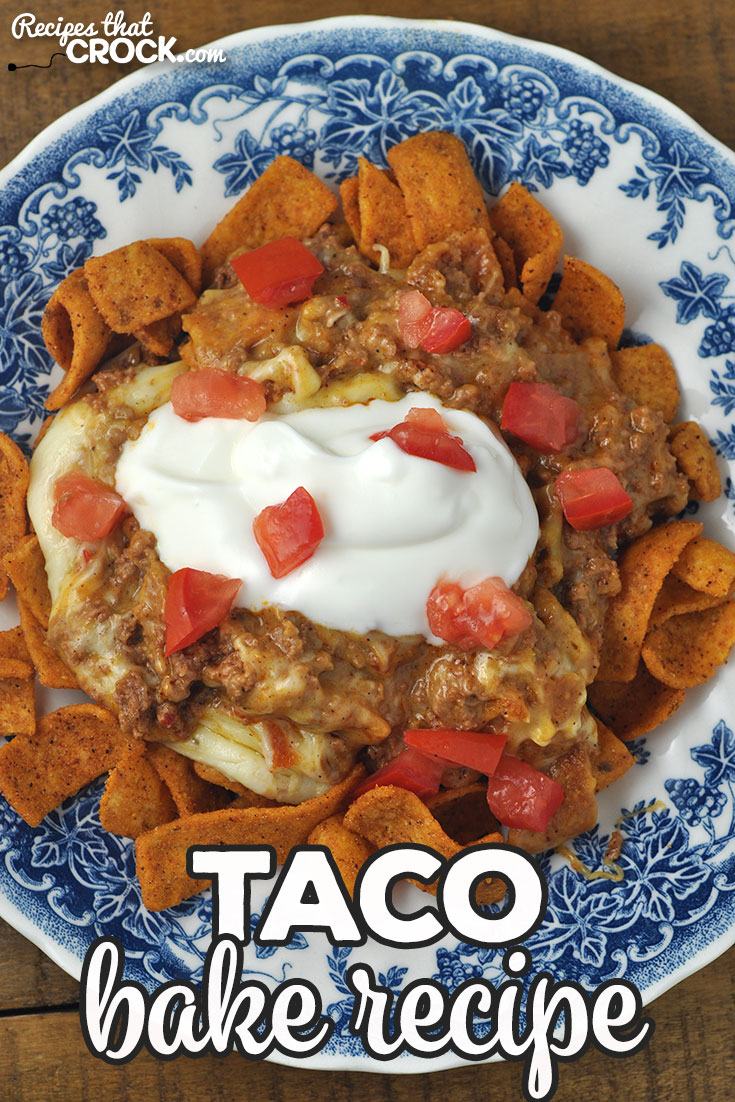 This Taco Bake oven recipe is a delicious tried and true family favorite that your loved ones will be asking for again and again!