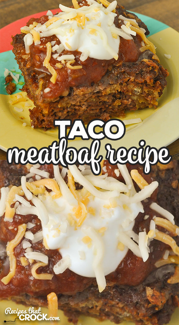 This Taco Meatloaf is the oven recipe for our reader favorite Crock Pot Taco Meatloaf. Same great flavor, just made in the oven instead! via @recipescrock