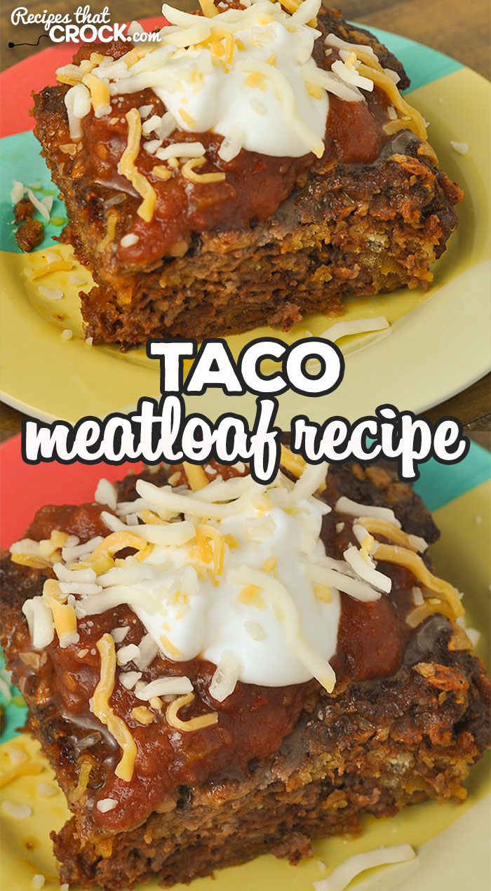 This Taco Meatloaf is the oven recipe for our reader favorite Crock Pot Taco Meatloaf. Same great flavor, just made in the oven instead! via @recipescrock