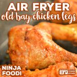 Our Air Fryer Old Bay Chicken Legs are a super simple way to make incredible fried chicken in your Ninja Foodi or traditional air fryer. No one will believe they are low carb too!
