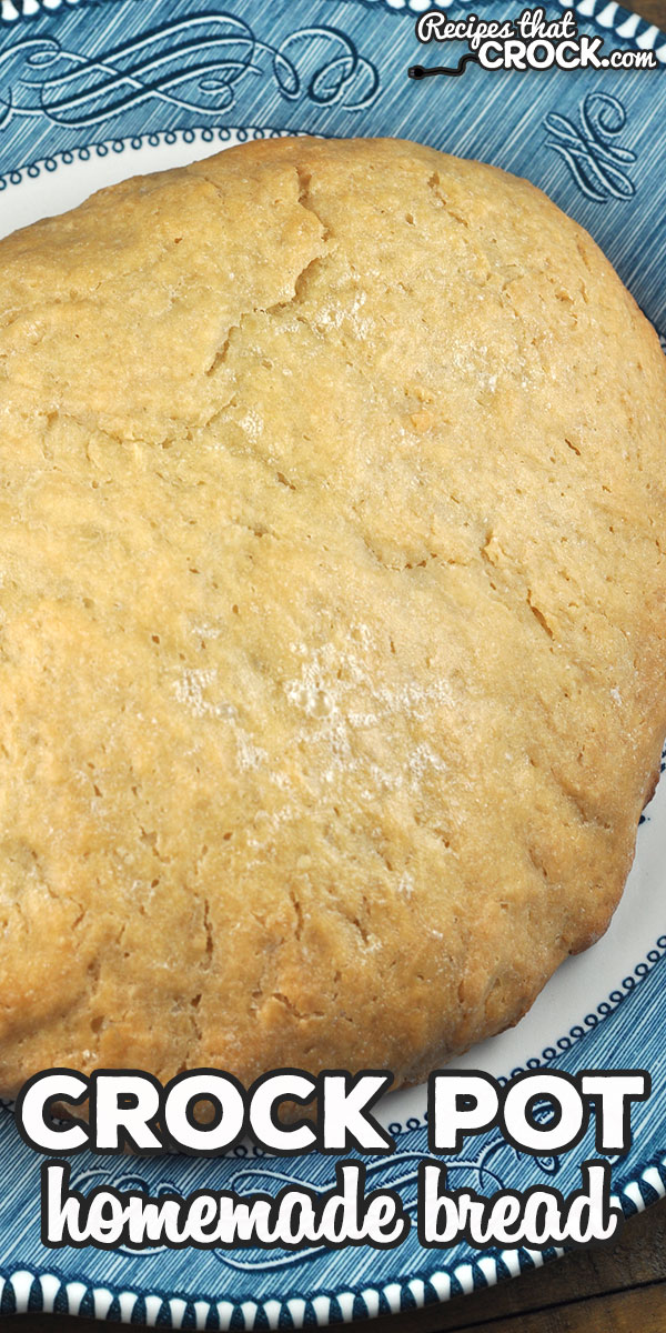This Homemade Crock Pot Bread is so simple to make! Combine that with the amazing flavor, and you will be making this recipe again and again! via @recipescrock