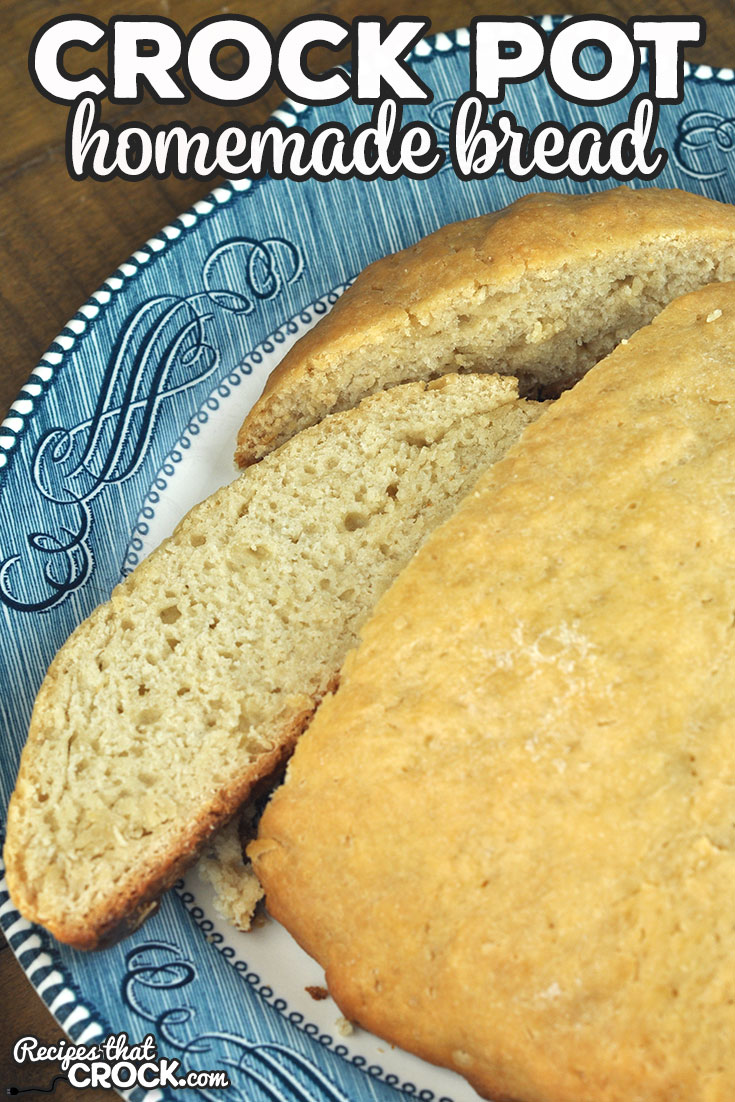 This Homemade Crock Pot Bread is so simple to make! Combine that with the amazing flavor, and you will be making this recipe again and again! via @recipescrock