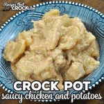 If you are in the mood for some delicious comfort food, try this Saucy Crock Pot Chicken and Potatoes recipe. The flavor is wonderful!
