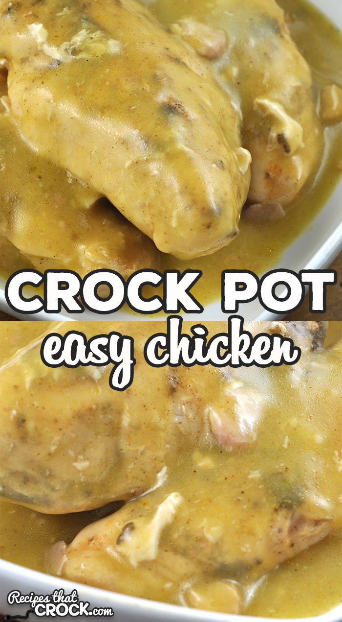 If you are looking for an easy and delicious recipe for some chicken, then you have come to the right place! We love this Easy Crock Pot Chicken! via @recipescrock