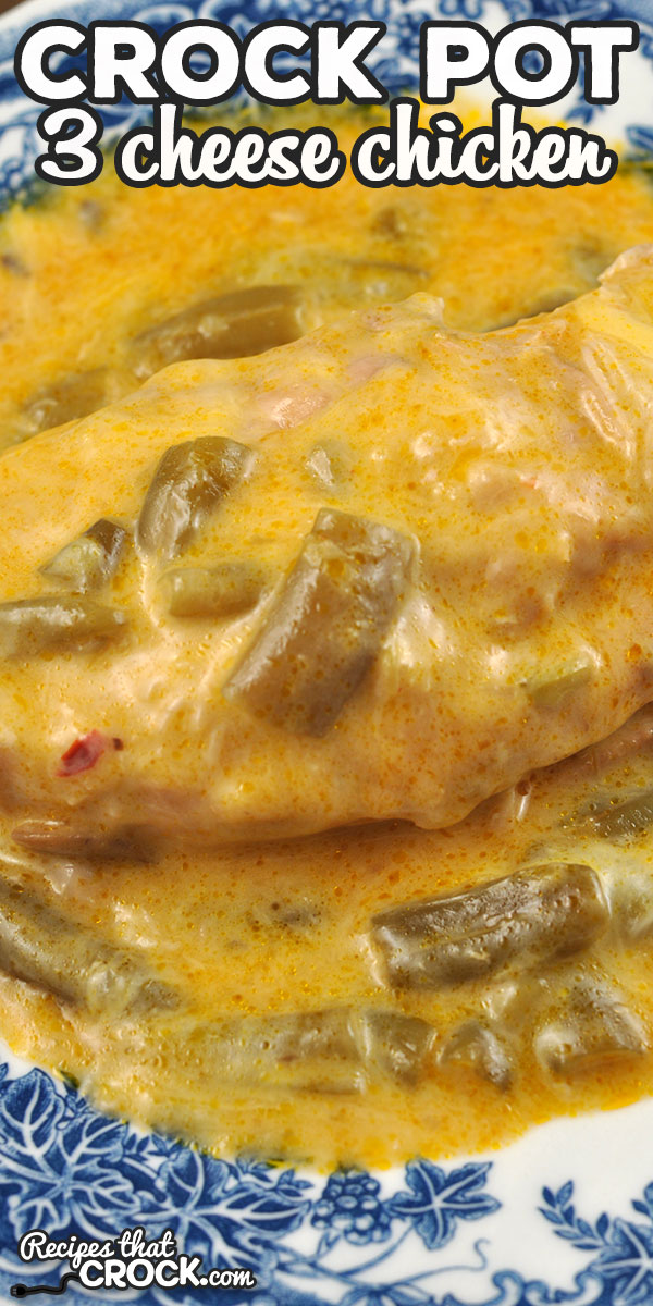This 3 Cheese Crock Pot Chicken is another easy and delicious that is sure to become a family favorite in your house like it did in mine!