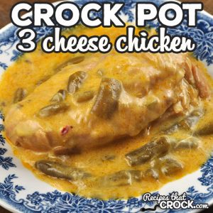 This 3 Cheese Crock Pot Chicken is another easy and delicious that is sure to become a family favorite in your house like it did in mine!