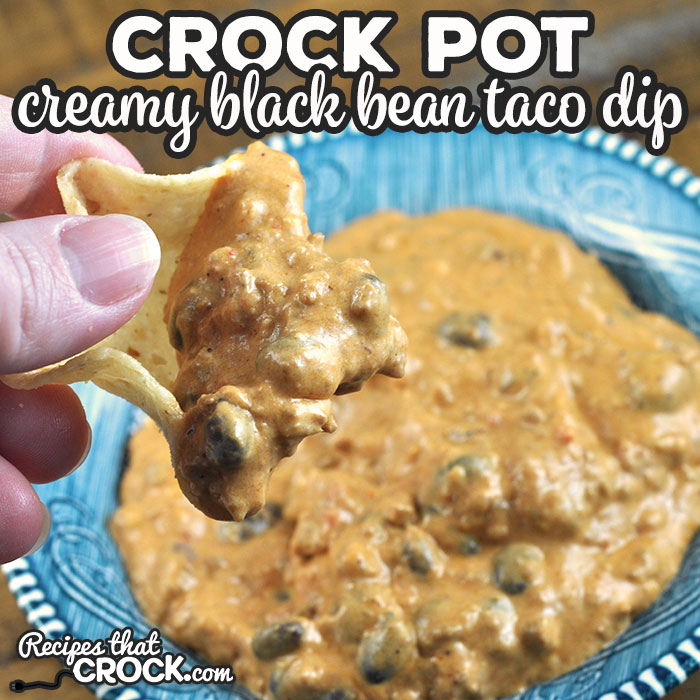 This Creamy Crock Pot Black Bean Taco Dip is divine! Whether you want to have a treat at home or the ultimate dish at the potluck, this is it!