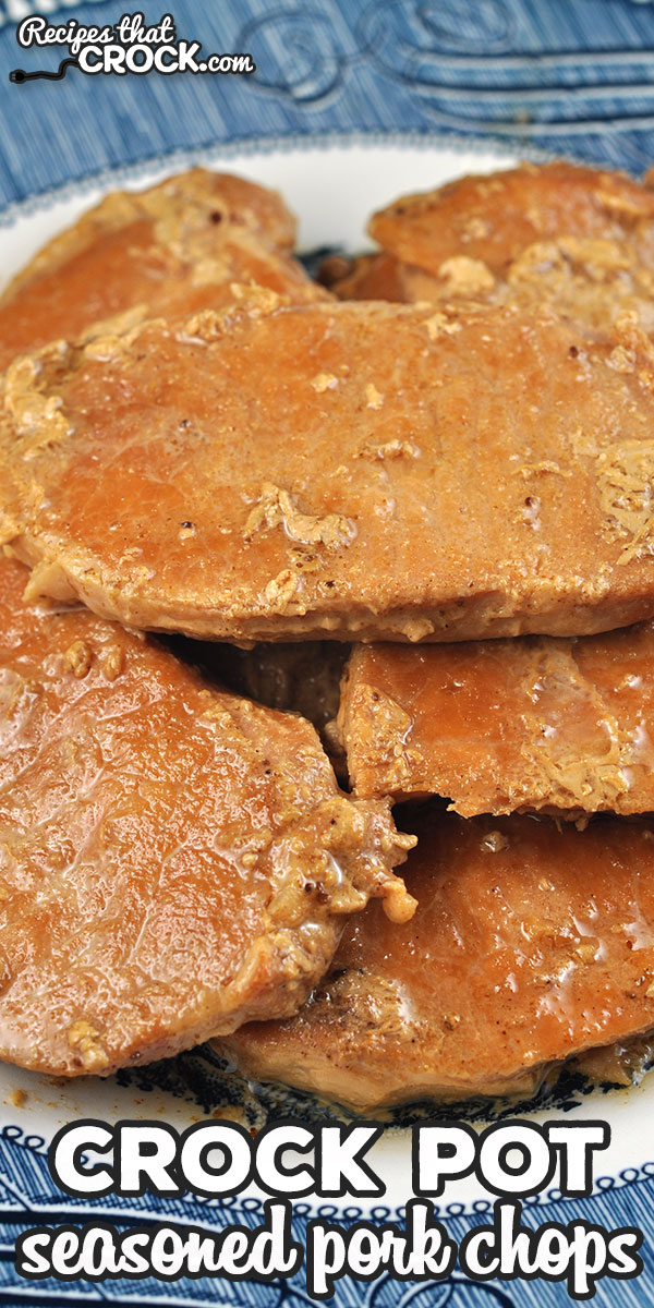 This Crock Pot Seasoned Pork Chops is super simple to throw together. Even though it is simple, the flavor is incredible! You will love it!