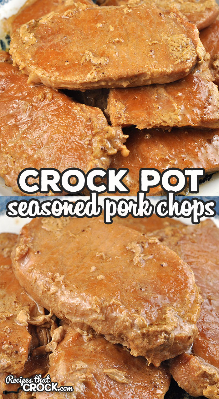 This Crock Pot Seasoned Pork Chops is super simple to throw together. Even though it is simple, the flavor is incredible! You will love it!