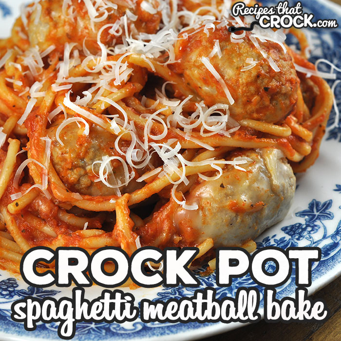 If you want an easy, delicious and hearty meal, check out this Crock Pot Spaghetti Meatball Bake. It is so yummy and sure to please all who eat at your table!