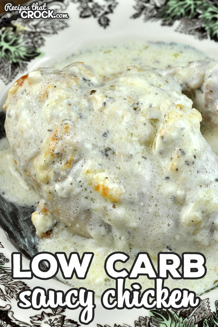 Love our Crock Pot Saucy Chicken recipe but short on time? Never fear! Now you can make Low Carb Saucy Chicken in an oven! It is just as yummy!