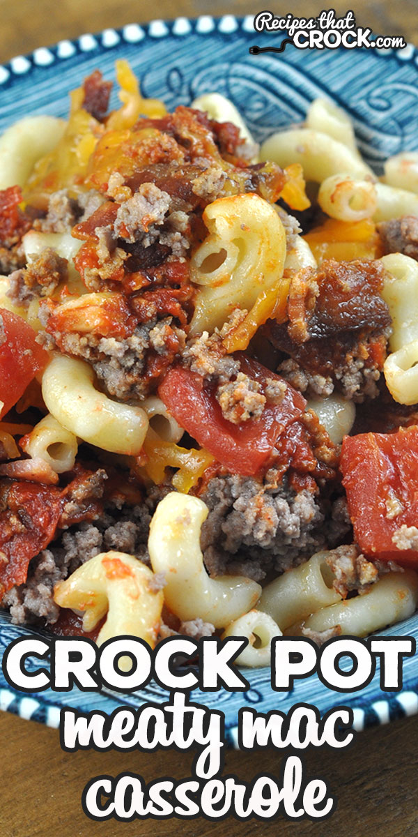 This Crock Pot Meaty Mac Casserole recipe was an instant hit at my house! I bet you and your loved ones will love it as well! Better yet? It is easy to make!
