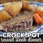 This Crock Pot Round Steak Dinner takes our extremely popular Easy Crock Pot Round Steak recipe and makes it a delicious one pot meal! You are going to love it!
