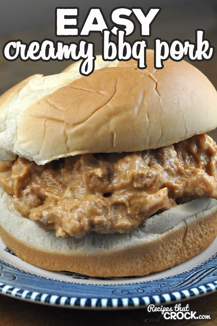 We took our Easy Creamy Crock Pot BBQ Pork and made it even faster with this Easy Creamy BBQ Pork stove top recipe! Same great taste, just quicker!