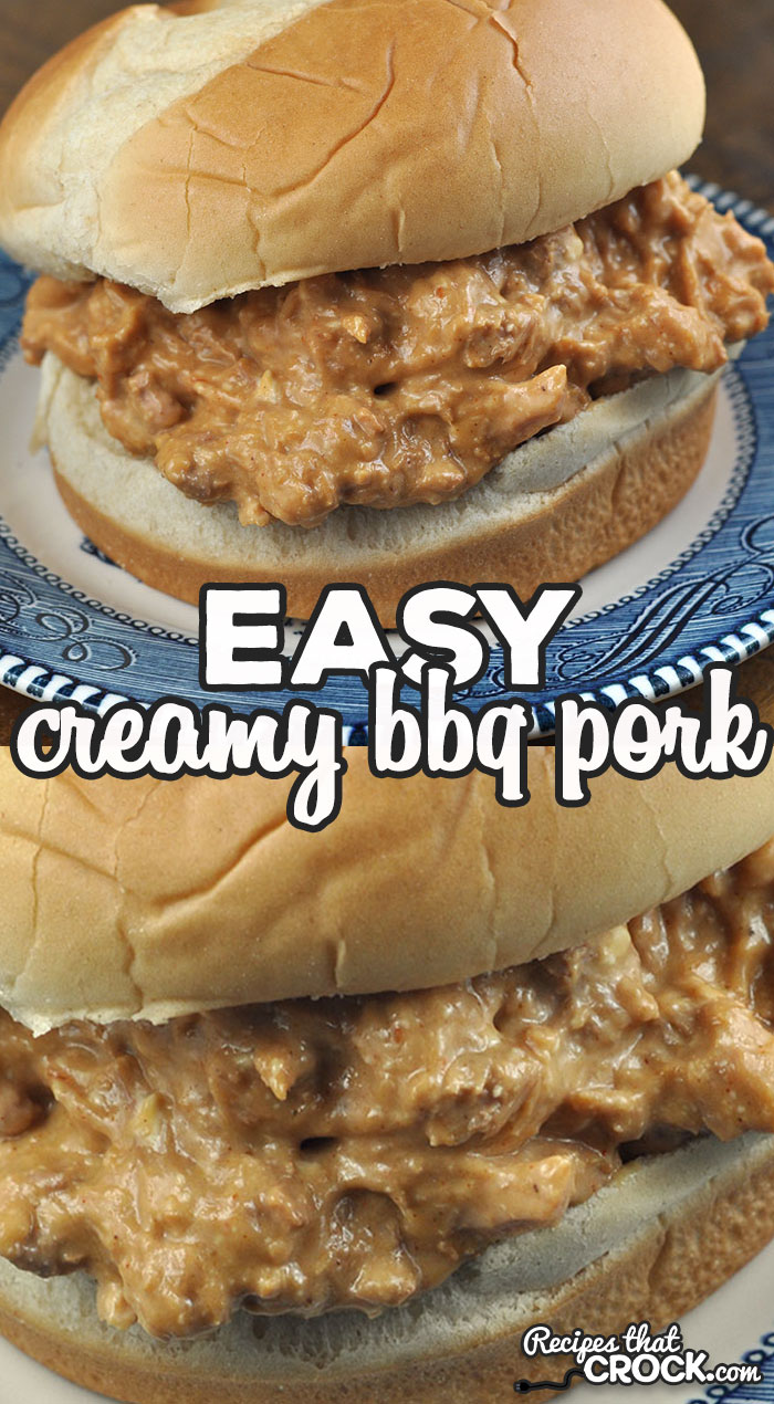 We took our Easy Creamy Crock Pot BBQ Pork and made it even faster with this Easy Creamy BBQ Pork stove top recipe! Same great taste, just quicker! via @recipescrock