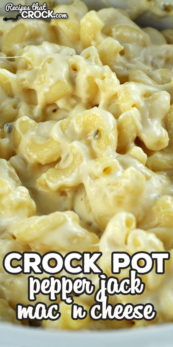 Change up your same ol' mac 'n cheese with this amazing Pepper Jack Crock Pot Mac 'n Cheese recipe. It is simple to make and absolutely delicious! via @recipescrock