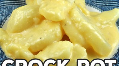 This Cheesy Garlic Crock Pot Potatoes recipes takes Momma's Cheesy Crock Pot Potatoes recipe up a notch. So easy and wonderfully delicious!