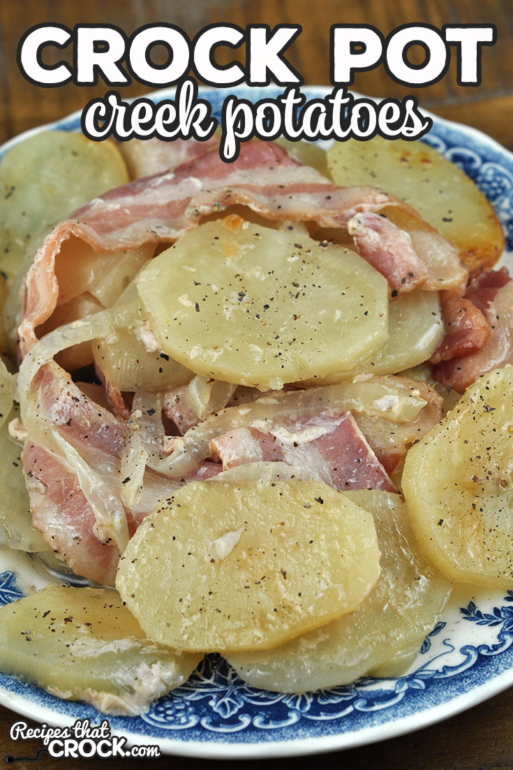 This Crock Pot Creek Potatoes recipe is super simple to throw together and gives you delicious potatoes that are a perfect side for many main dishes! via @recipescrock