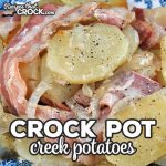 This Crock Pot Creek Potatoes recipe is super simple to throw together and gives you delicious potatoes that are a perfect side for many main dishes!