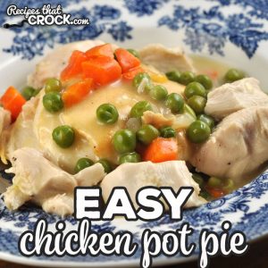 This Easy Chicken Pot Pie recipe for your stove top is absolutely delicious and gives you a homemade dinner in about 45 minutes!