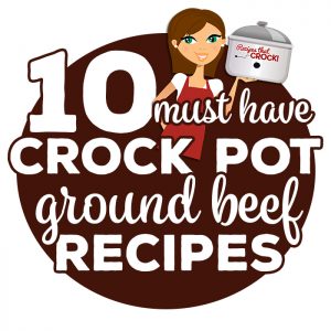 These are our 10 Must Have Crock Pot Ground Beef Recipes. These tried and true recipes are our go-to for an easy dinner every time! We've included our popular Crock Pot Make Ahead Ground Beef recipe to make meal prep even quicker! This collection includes:Crock Pot Make Ahead Ground Beef Crock Pot Cheesy Beefy Mac Casserole Crock Pot Chili Mac Casserole Crock Pot Crustless Pizza Crock Pot Hamburger Casserole Crock Pot Hamburger Soup Crock Pot Mississippi Loose Meat Sandwiches Crock Pot Sloppy Joe Cheeseburgers Crock Pot Unstuffed Cabbage Soup Easy Crock Pot Taco Soup