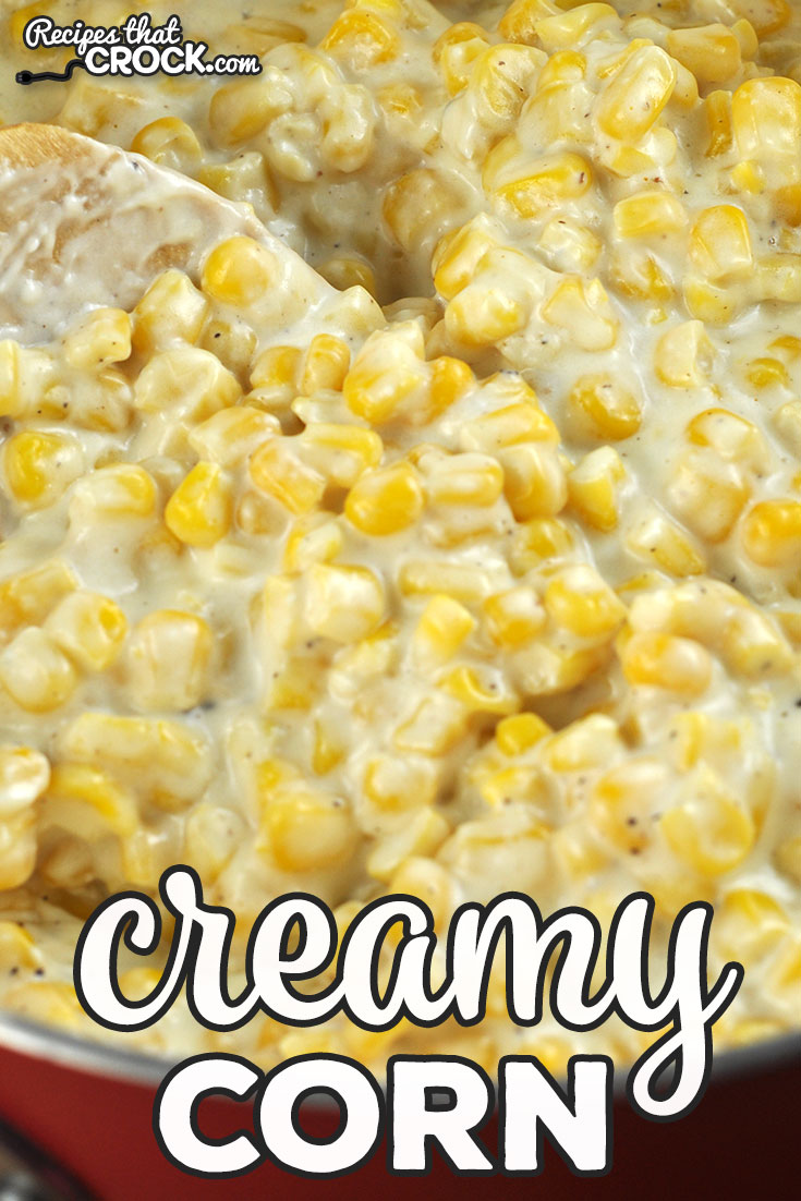 This Creamy Corn recipe is the stove top version of our reader favorite Creamy Crock Pot Corn recipe! You are going to love it! So yummy!