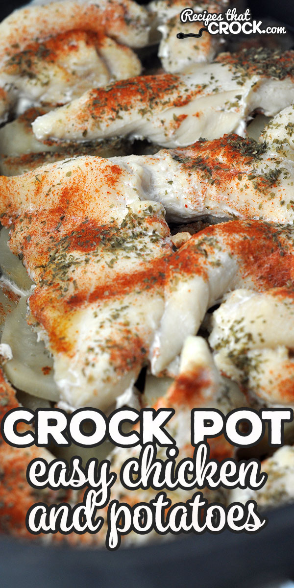 If you are looking for a recipe an easy that is delicious, check out this Easy Crock Pot Chicken and Potatoes recipe! Yum! via @recipescrock