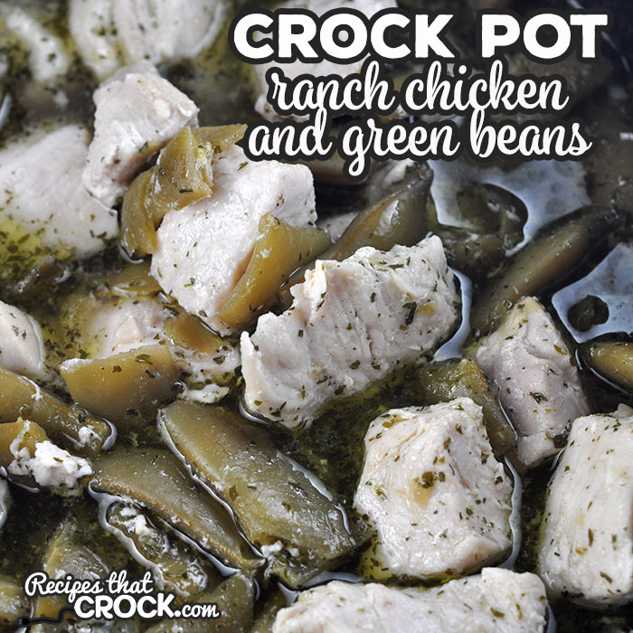 If you love a delicious recipe that is super simple to put together, then you are going to love this Ranch Crock Pot Chicken and Green Beans recipe!