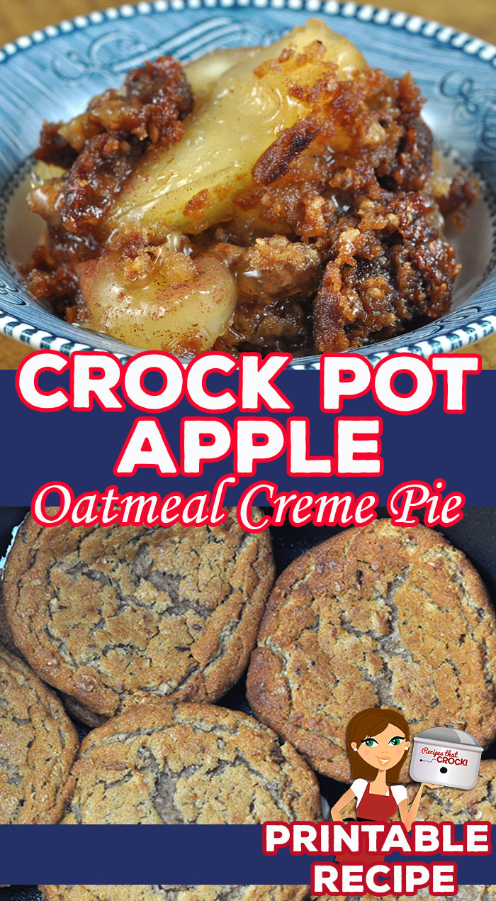 This 3 ingredient dessert is super simple to make and incredibly delicious. If you love apple desserts, check out this Crock Pot Apple Oatmeal Creme Pie!
