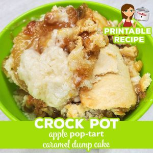 This Crock Pot Apple Pop Tart Caramel Dump Cake recipe combines two amazing flavors that are meant for each other, caramel and apple. The result is amazing!