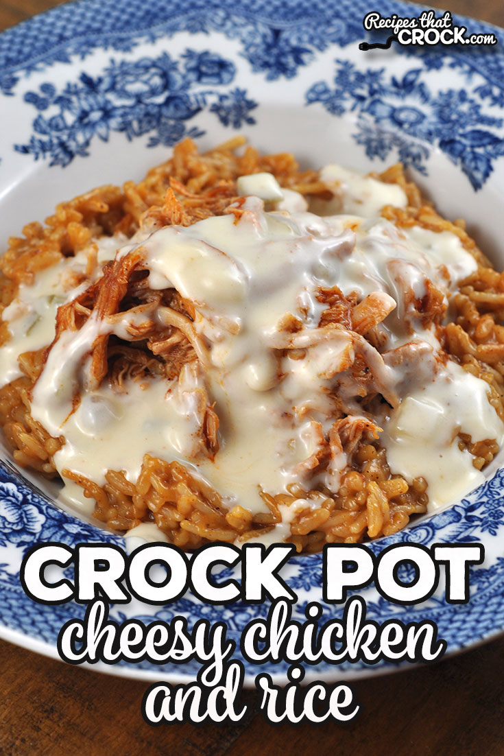 This Crock Pot Cheesy Chicken and Rice combines 3 delicious recipes to give you a restaurant quality meal at home! We love having this restaurant favorite at home!