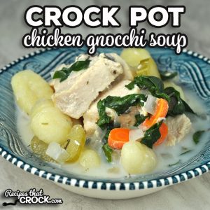 This Crock Pot Chicken Gnocchi Soup is delicious. It takes a little bit of prep time, but the results are completely worth it! Yummy comfort in a bowl!