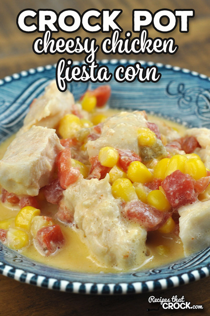 If you are looking for a delicious main dish recipe, I highly recommend this Cheesy Crock Pot Chicken Fiesta Corn. We loved it at my house!