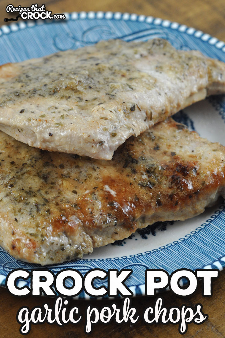This Crock Pot Garlic Pork Chops recipe is packed full of flavor while still being super easy to throw together. It was an instant hit with my family!