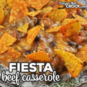 This Fiesta Beef Casserole oven recipe is perfect for a busy weeknight or any time you do not want to spend a ton of time in the kitchen. It is absolutely delicious!