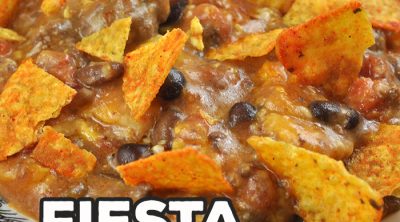 This Fiesta Beef Casserole oven recipe is perfect for a busy weeknight or any time you do not want to spend a ton of time in the kitchen. It is absolutely delicious!