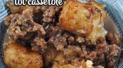 My family devoured this delicious Hamburger Crock Pot Tater Tot Casserole recipe. It is easy to put together and an instant family favorite!