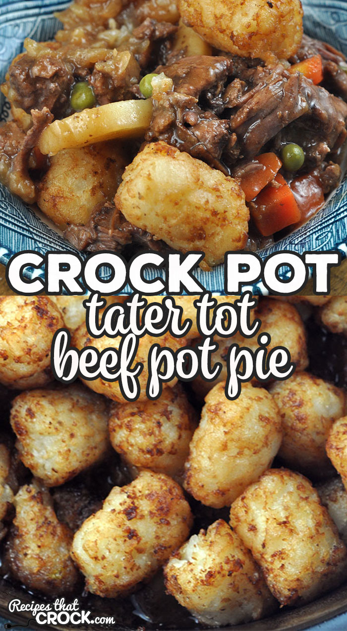 My family loved this Tater Tot Crock Pot Beef Pot Pie recipe. I loved that it was easy to throw together as well as tasty too!
