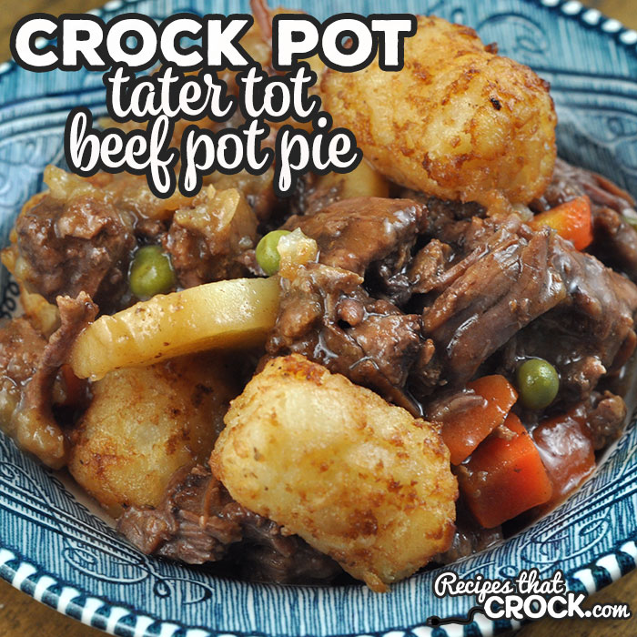 My family loved this Tater Tot Crock Pot Beef Pot Pie recipe. I loved that it was easy to throw together as well as tasty too!