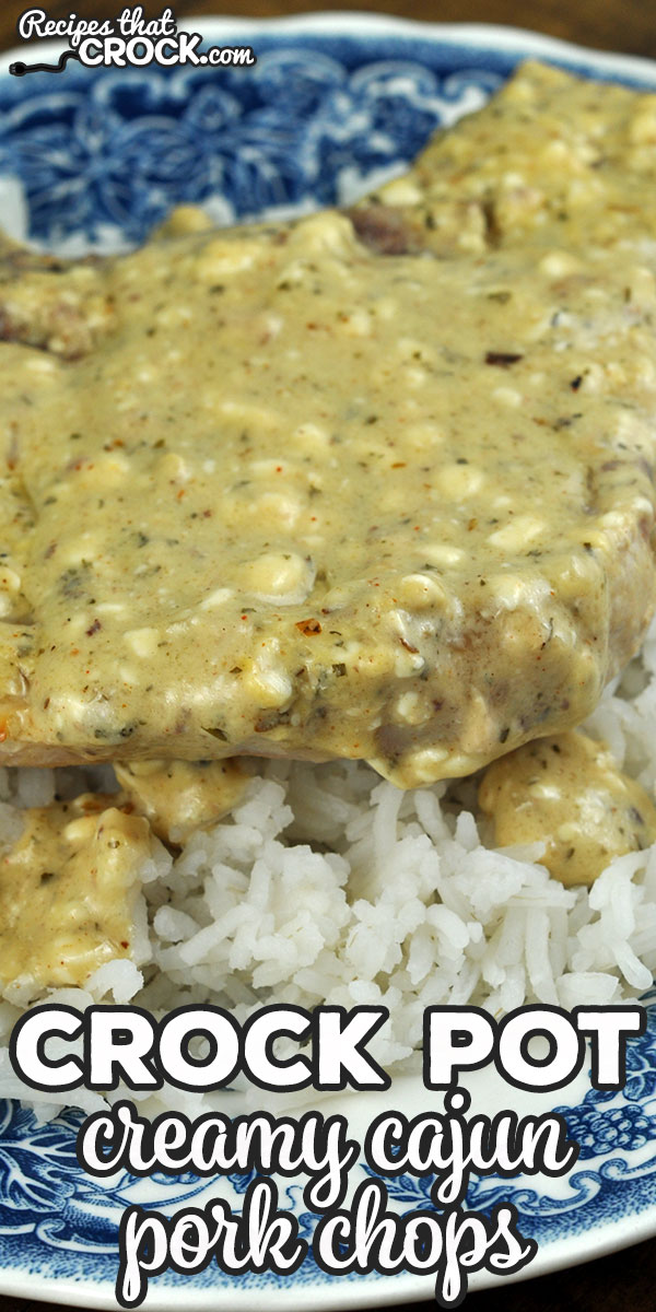 If you are in the mood for an easy recipe that gives you flavorful, tender pork chops, then you definitely want to try this Creamy Cajun Crock Pot Pork Chops recipe! via @recipescrock