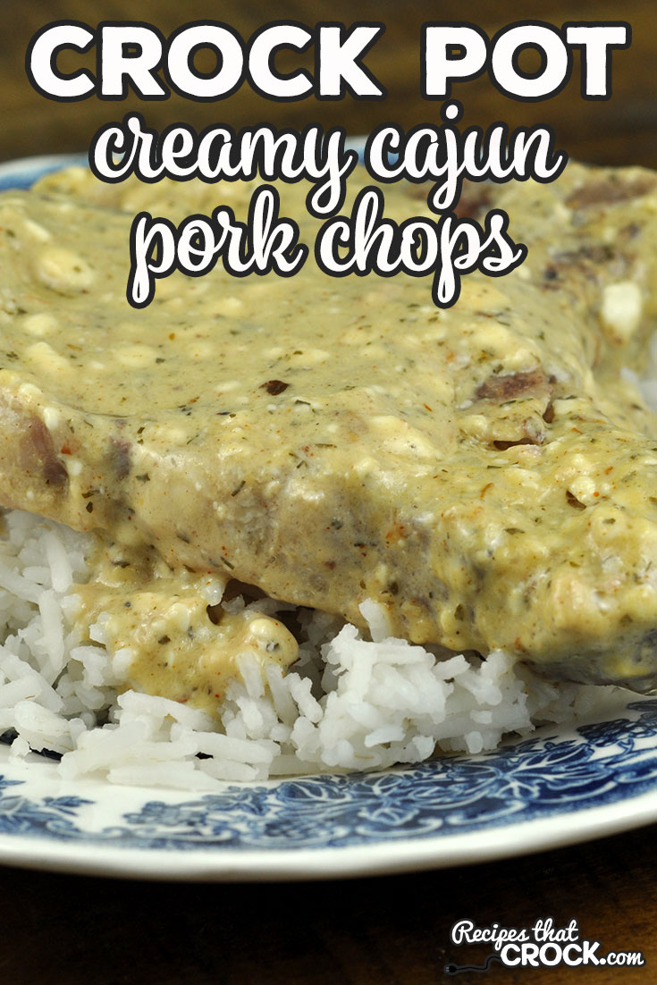 If you are in the mood for an easy recipe that gives you flavorful, tender pork chops, then you definitely want to try this Creamy Cajun Crock Pot Pork Chops recipe!