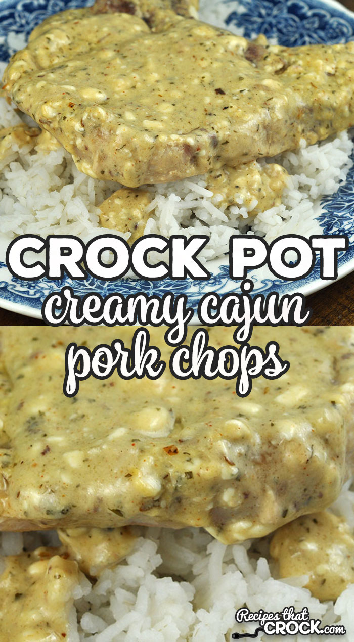 If you are in the mood for an easy recipe that gives you flavorful, tender pork chops, then you definitely want to try this Creamy Cajun Crock Pot Pork Chops recipe!