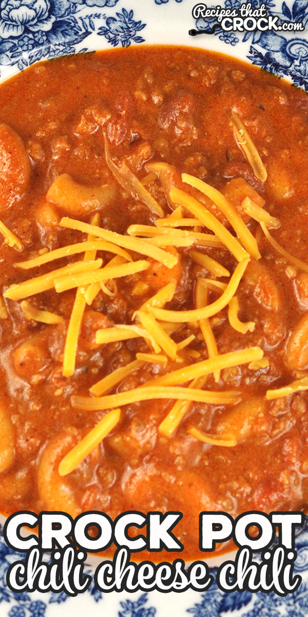The flavor of this Crock Pot Chili Cheese Chili is incredible! I love how a few small changes take regular chili to an entirely new level.  via @recipescrock